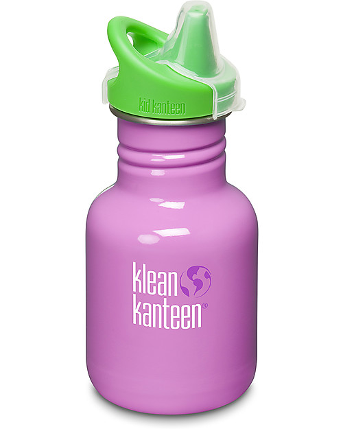 Klean Kanteen Borraccia Bambini Sippy/Bevimpara in Acciaio 355 ml - Rosa - Robusta, atossica, a prova di goccia Borracce Termiche