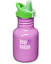 Klean Kanteen Borraccia Bambini Sippy/Bevimpara in Acciaio 355 ml - Rosa - Robusta, atossica, a prova di goccia Borracce Termiche