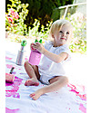 Klean Kanteen Borraccia Bambini Sippy/Bevimpara in Acciaio 355 ml - Rosa - Robusta, atossica, a prova di goccia Borracce Termiche