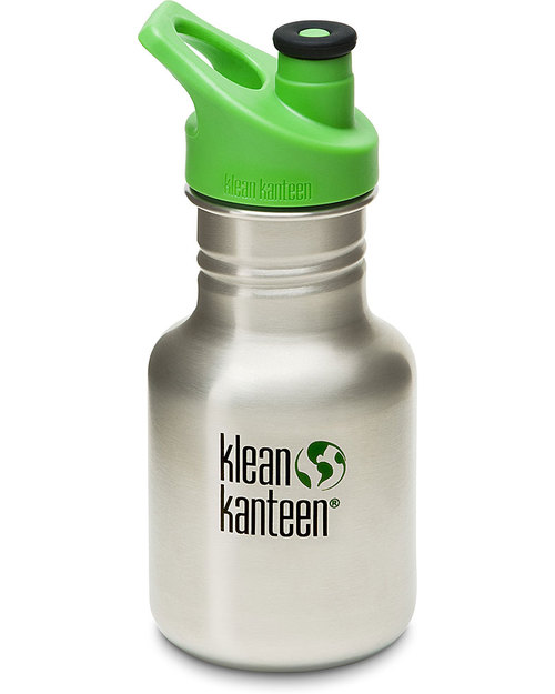 Klean Kanteen Borraccia Bambini Sport in Acciaio Spazzolato - 355 ml - Robusta, atossica, a prova di goccia Borracce Termiche