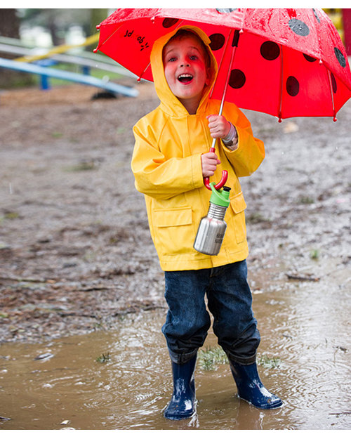 Klean Kanteen Borraccia Bambini Sport in Acciaio Spazzolato - 355 ml - Robusta, atossica, a prova di goccia Borracce Termiche