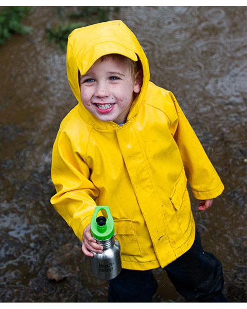 Klean Kanteen Borraccia Bambini Sport in Acciaio Spazzolato - 355 ml - Robusta, atossica, a prova di goccia Borracce Termiche