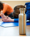 Klean Kanteen Bottiglia Reflect Bamboo in Acciaio spazzolato - 800 ml - Design, funzionalità, sostenibilità Borracce Termiche