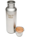 Klean Kanteen Bottiglia Reflect Bamboo in Acciaio spazzolato - 800 ml - Design, funzionalità, sostenibilità Borracce Termiche