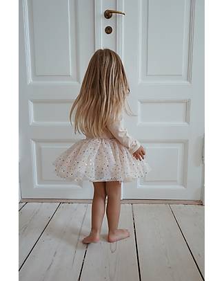 Konges Slojd Abito Maniche Lunghe Fairy Ballerina - Etoile Multi Rose - Svasato Vestiti_