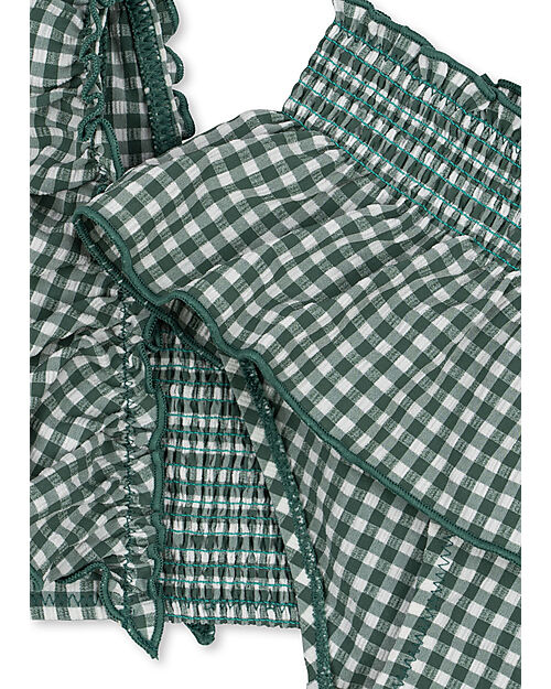 Konges Slojd Bikini Fresia - Smoke Pine - Quadretti Costumi Due Pezzi