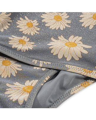 Konges Slojd Bikini Jade con Riflessi - Margherite - Daisy Blue - UPF 50+ Costumi Due Pezzi