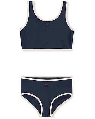 Konges Slojd Bikini Manon - Blu - UPF 50+ - da Plastica Riciclata! Costumi Due Pezzi