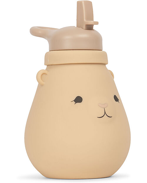 Konges Slojd Borraccia con Cannuccia in Silicone - Teddy Shell - dai 18 Mesi Borracce non Termiche