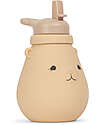 Konges Slojd Borraccia con Cannuccia in Silicone - Teddy Shell - dai 18 Mesi Borracce non Termiche