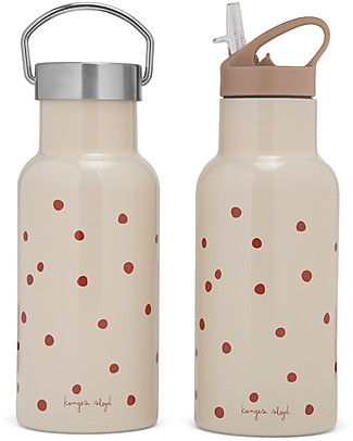 Konges Slojd Borraccia Termica - Pois Rosso Lampone - 330ml Borracce Termiche