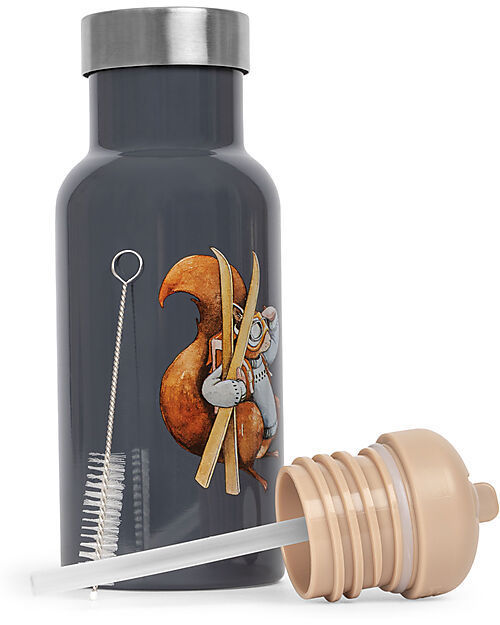 Konges Slojd Borraccia Termica - Val d'Isere - 350ml - con Tappo Intercambiabile Borracce Termiche