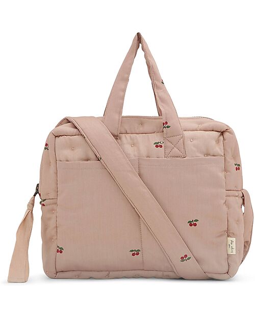 Konges Slojd Borsa Cambio per Bambole - Cherry Blush - Cotone Organico Accessori Bambole
