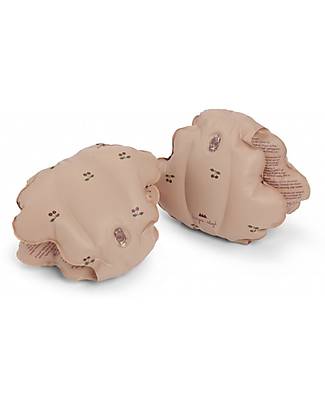 Konges Slojd Braccioli Gonfiabili - Conchiglia - Ciliegia/Rosa Cipria - PVC ecologico e Privo di BPA Giochi da Spiaggia