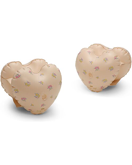 Konges Slojd Braccioli Gonfiabili Heart Peonia - Rosa - Adatto da 3 a 6 Anni - PVC Giochi da Spiaggia