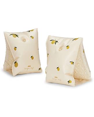 Konges Slojd Braccioli Gonfiabili - Lemon - Basic - PVC ecologico e Privo di BPA Giochi da Spiaggia