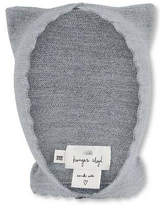 Konges Slojd Cappellino Casco Gatto - Quarry Blue - 100% Lana Cappelli Invernali