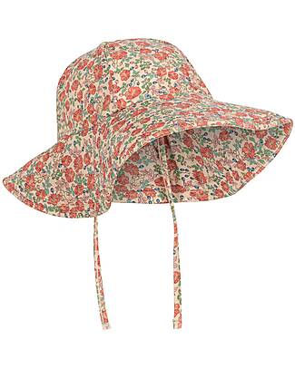 Konges Slojd Cappellino Estivo Collette - Kaluka - Fiori - Materiale Riciclato - UPF 50+ Cappelli Estivi