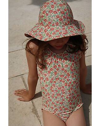 Konges Slojd Cappellino Estivo Collette - Kaluka - Fiori - Materiale Riciclato - UPF 50+ Cappelli Estivi