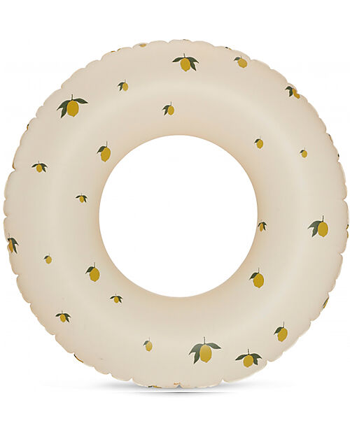 Konges Slojd Ciambella Gonfiabile - Lemon - Diametro 50cm - PVC Giochi da Spiaggia