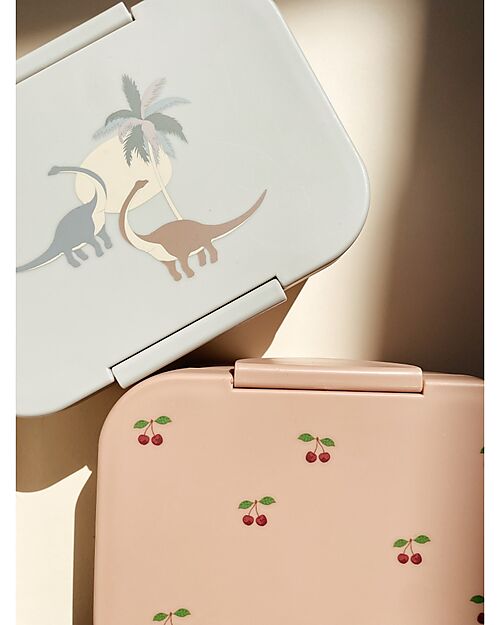 Konges Slojd Contenitore Portapranzo - Cherry - Con Pratico Divisore Porta Merenda