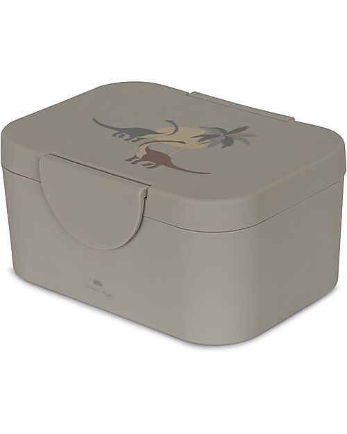 Konges Slojd Contenitore Portapranzo - Dino Blue - Con Pratico Divisore Porta Merenda