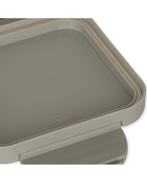 Konges Slojd Contenitore Portapranzo - Dino Blue - Con Pratico Divisore Porta Merenda