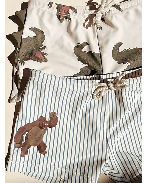 Konges Slojd Costume a Pantaloncino - Aster Animal - con Laccio in Vita Boxer Mare