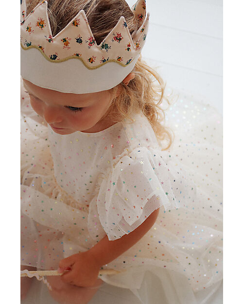 Konges Slojd Costume da Farfalla - Set di Ali Corona e Bacchetta - Cotone Organico 100% Travestimenti