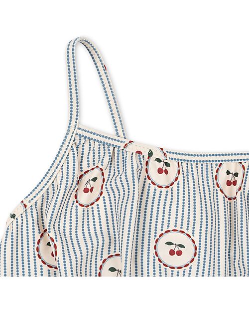 Konges Slojd Costume Intero Cale - Ciliegie - Righe - Materiale Riciclato Costumi Interi