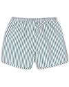 Konges Slojd Costume Pantaloncino Asnou - Righe Bianco e Azzurro - con Laccio in Vita Boxer Mare