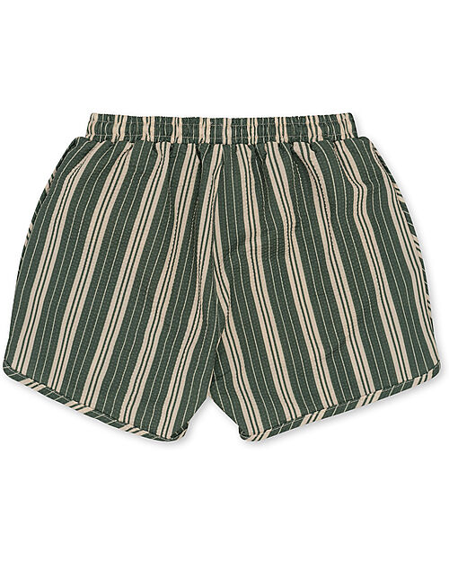 Konges Slojd Costume Pantaloncino Seer Asnou - Pasture Stripes - con Laccio in Vita Boxer Mare