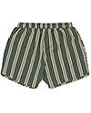Konges Slojd Costume Pantaloncino Seer Asnou - Pasture Stripes - con Laccio in Vita Boxer Mare