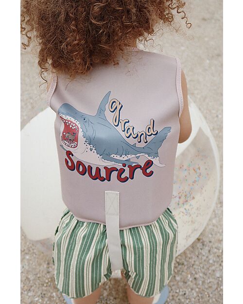 Konges Slojd Costume Pantaloncino Seer Asnou - Pasture Stripes - con Laccio in Vita Boxer Mare