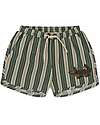Konges Slojd Costume Pantaloncino Seer Asnou - Pasture Stripes - con Laccio in Vita Boxer Mare