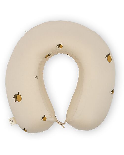 Konges Slojd Cuscino da Viaggio per Bambini - Lemon - 100% Cotone Bio Giochi da Spiaggia