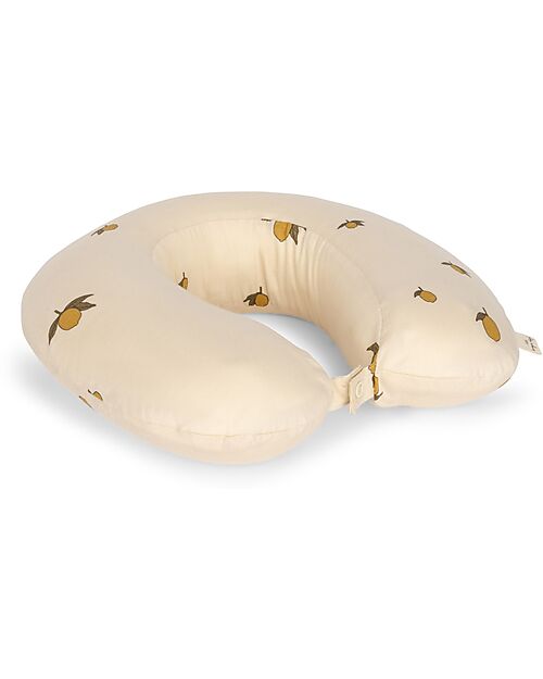 Konges Slojd Cuscino da Viaggio per Bambini - Lemon - 100% Cotone Bio Giochi da Spiaggia