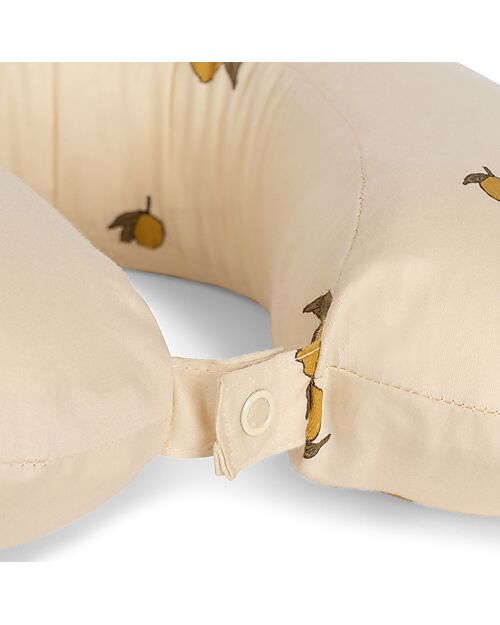 Konges Slojd Cuscino da Viaggio per Bambini - Lemon - 100% Cotone Bio Giochi da Spiaggia