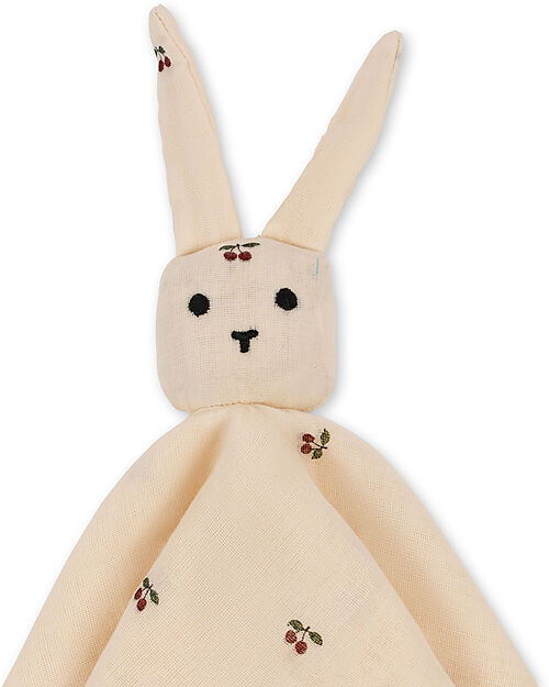 Konges Slojd Doudou Coniglietto - Cherry - 100% Cotone Biologico Doudou
