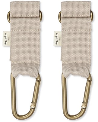 Konges Slojd Ganci per Passeggino Porta Borsa - Beige - Universale Accessori