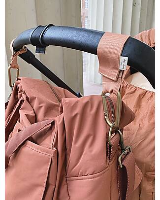 Konges Slojd Ganci per Passeggino Porta Borsa - Rosa Cipria - Universale Accessori Vari