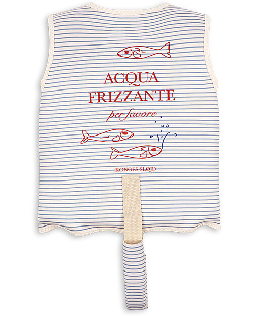 Konges Slojd Giacca Salvagente per Bambini Ellis - Stripe Bluie - 1+ Anni Costumi Interi