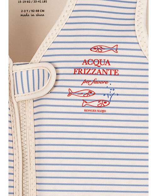 Konges Slojd Gilet da Nuoto Ellis - Stripe Bluie Costumi Interi