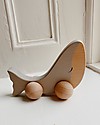 Konges Slojd Giocattolo Rotolante - Balena - 100% Legno FSC Trainabili