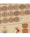 Konges Slojd Il mio Primo Calendario - Scopri Mesi e Date - 100% Legno di Faggio  Giochi Montessoriani