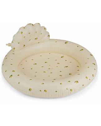 Konges Slojd Irrigatore Gonfiabile a Forma di Conchiglia - Lemon - 62x29 cm Piscine Gonfiabili