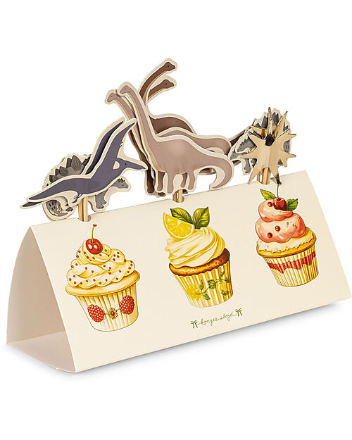 Konges Slojd Kit per festa di Compleanno - Tema Dinosauro -  Carta Certificata FSC™ Decorazioni da Parete