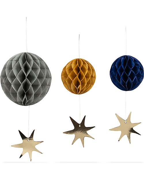 Konges Slojd Kit per festa di Compleanno - Tema Dinosauro -  Carta Certificata FSC™ Decorazioni da Parete