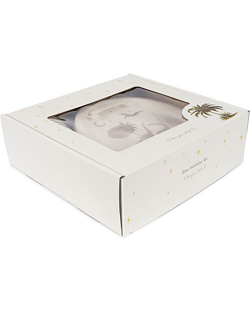 Konges Slojd Kit per festa di Compleanno - Tema Dinosauro -  Carta Certificata FSC™ Decorazioni da Parete