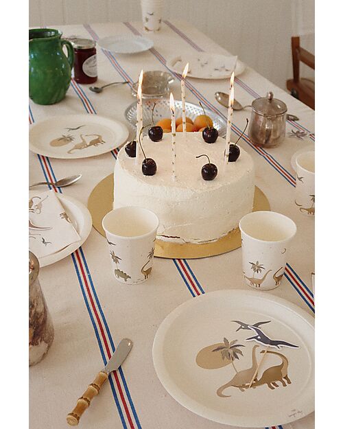 Konges Slojd Kit per festa di Compleanno - Tema Dinosauro -  Carta Certificata FSC™ Decorazioni da Parete